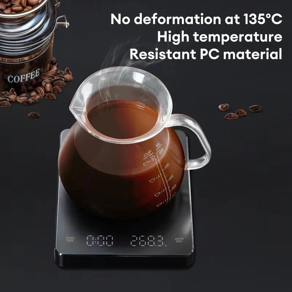 Espresso Kitchen Coffee Scale w/Smart Timer | Precision Brew Tool - My Web Bazaar