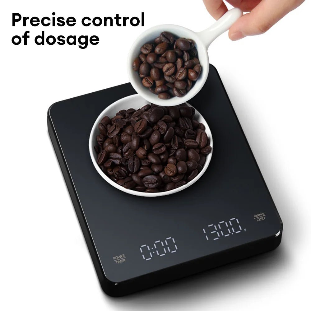 Espresso Kitchen Coffee Scale w/Smart Timer | Precision Brew Tool - My Web Bazaar