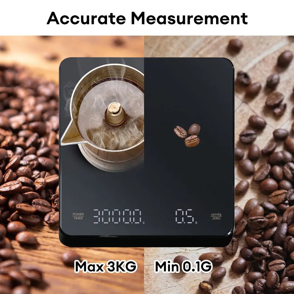 Espresso Kitchen Coffee Scale w/Smart Timer | Precision Brew Tool - My Web Bazaar