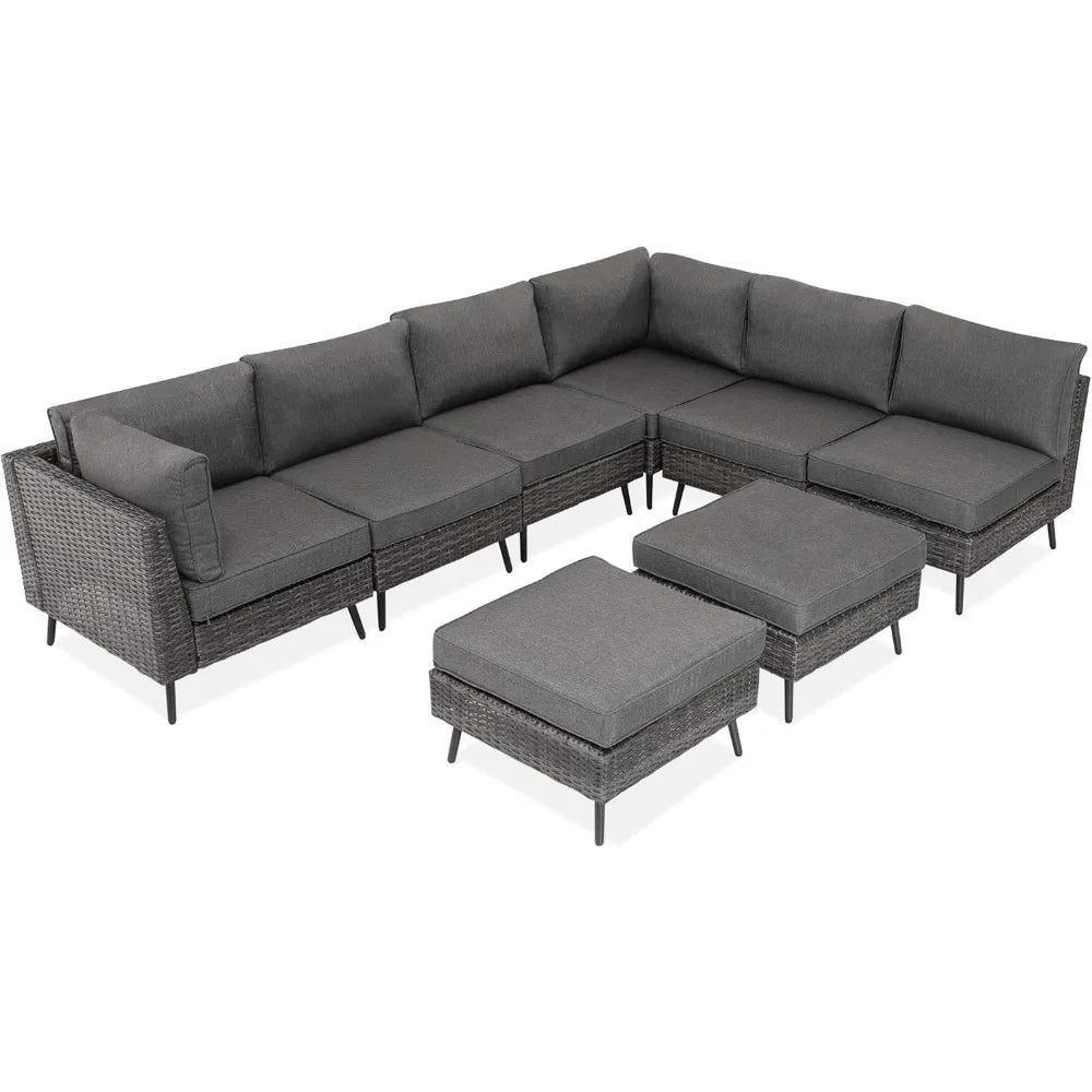 Comfortable garden sofa set for outdoor use