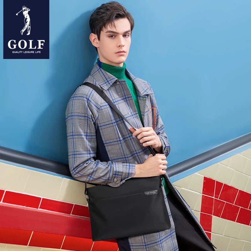 Golf Shoulder Bag Man 2024 New Style Men’s Cross - Body Bag Fashion Canvas Messenger Bag Small Leisure Sports Bag - My Web Bazaar