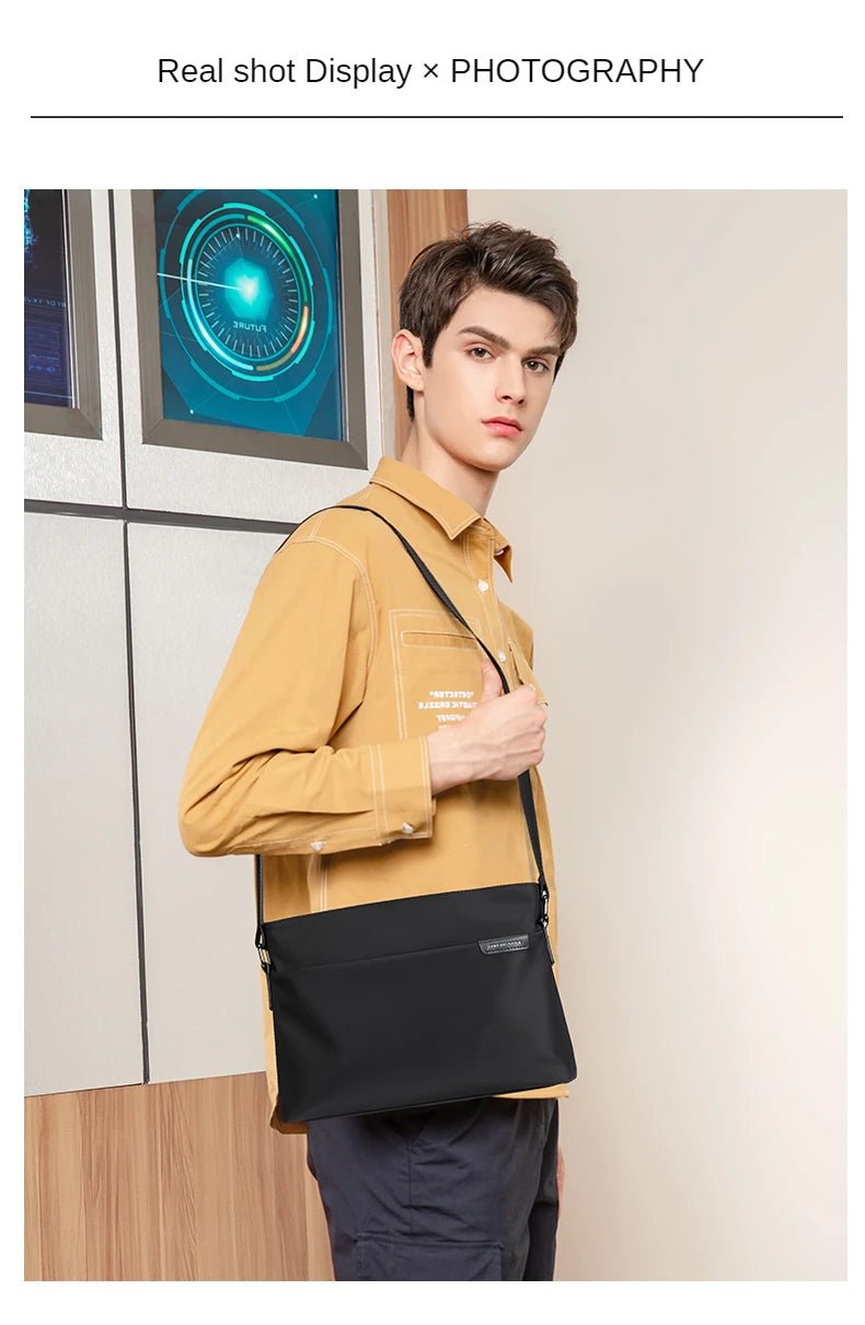Golf Shoulder Bag Man 2024 New Style Men’s Cross - Body Bag Fashion Canvas Messenger Bag Small Leisure Sports Bag - My Web Bazaar