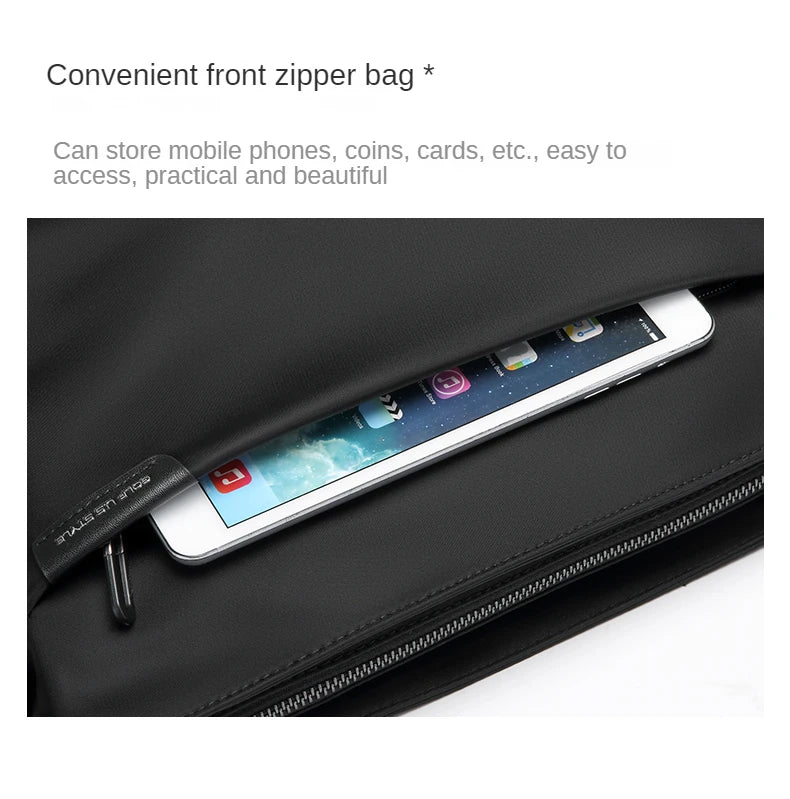 Golf Shoulder Bag Man 2024 New Style Men’s Cross - Body Bag Fashion Canvas Messenger Bag Small Leisure Sports Bag - My Web Bazaar