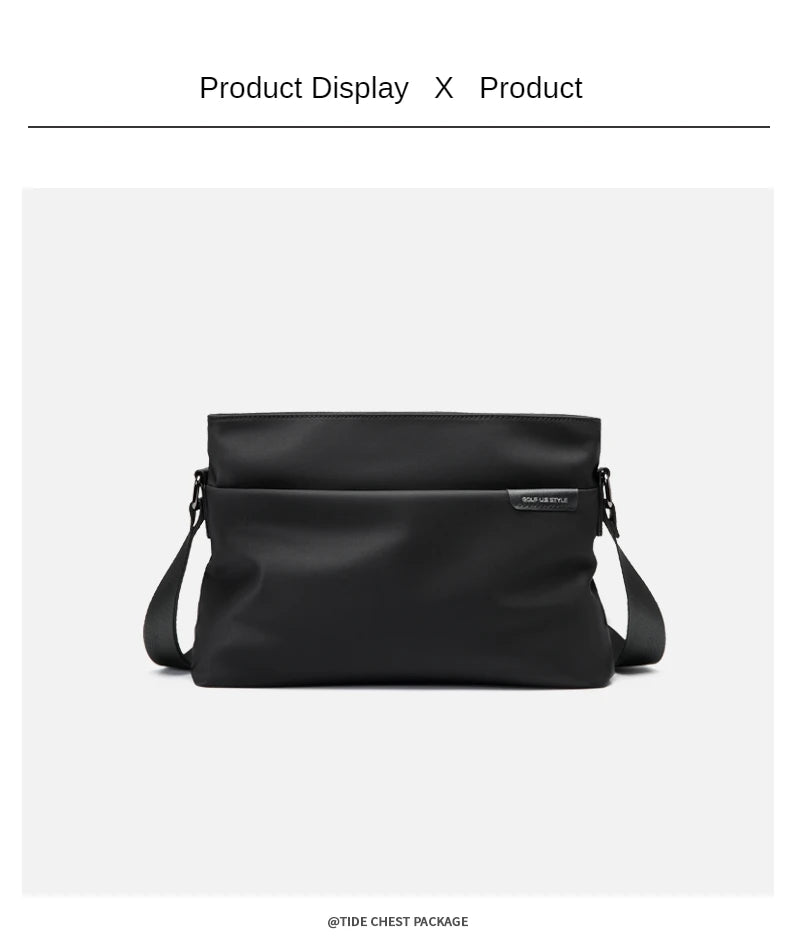 Golf Shoulder Bag Man 2024 New Style Men’s Cross - Body Bag Fashion Canvas Messenger Bag Small Leisure Sports Bag - My Web Bazaar