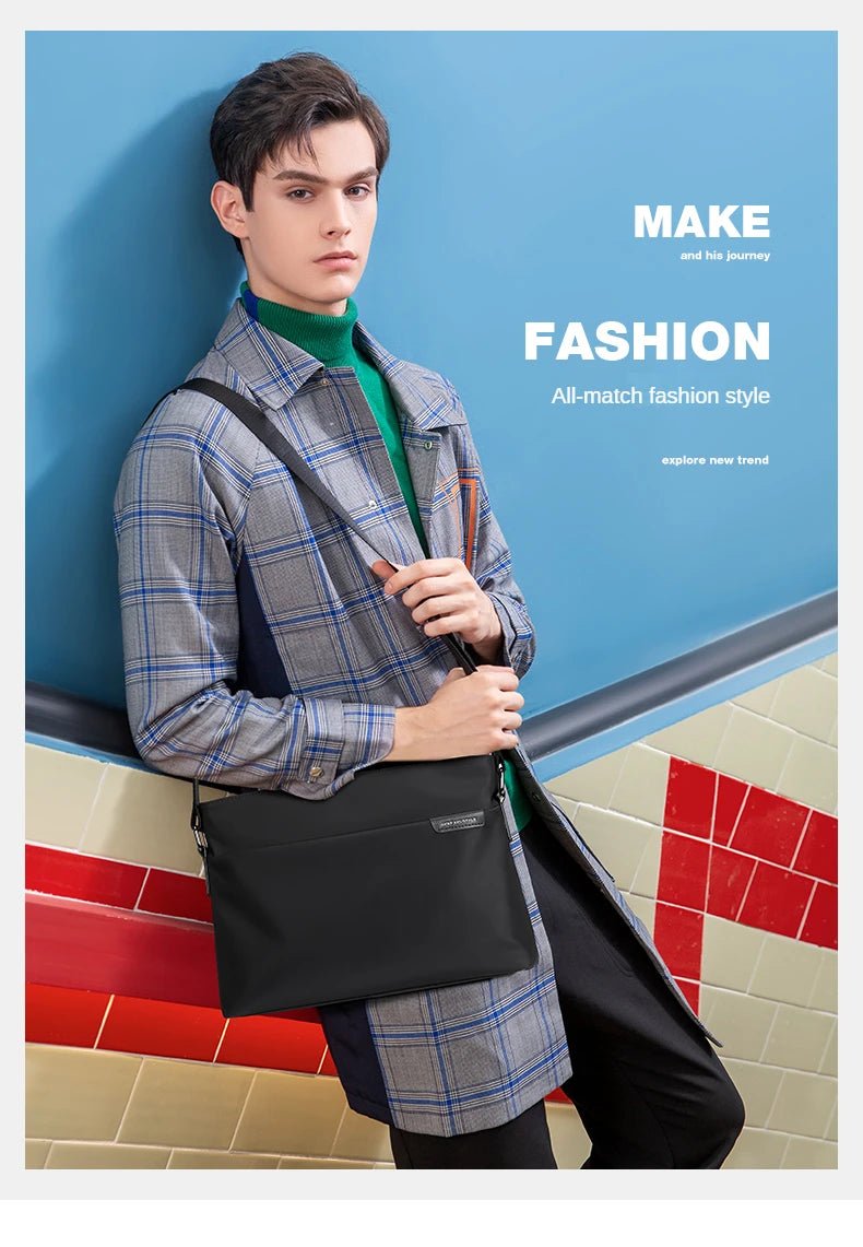 Golf Shoulder Bag Man 2024 New Style Men’s Cross - Body Bag Fashion Canvas Messenger Bag Small Leisure Sports Bag - My Web Bazaar