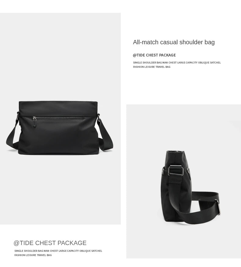 Golf Shoulder Bag Man 2024 New Style Men’s Cross - Body Bag Fashion Canvas Messenger Bag Small Leisure Sports Bag - My Web Bazaar