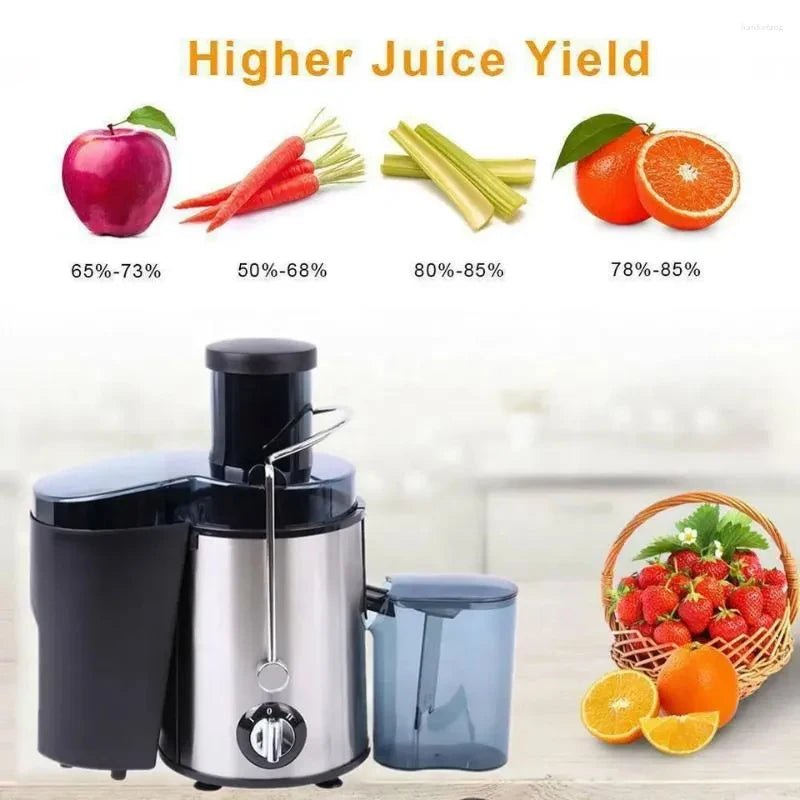 Juicer Machine Orange Juicer Big Mouth for Whole Fruits and Vegetable Juice Extractor with 2 Speeds Easy to Clean - My Web Bazaar