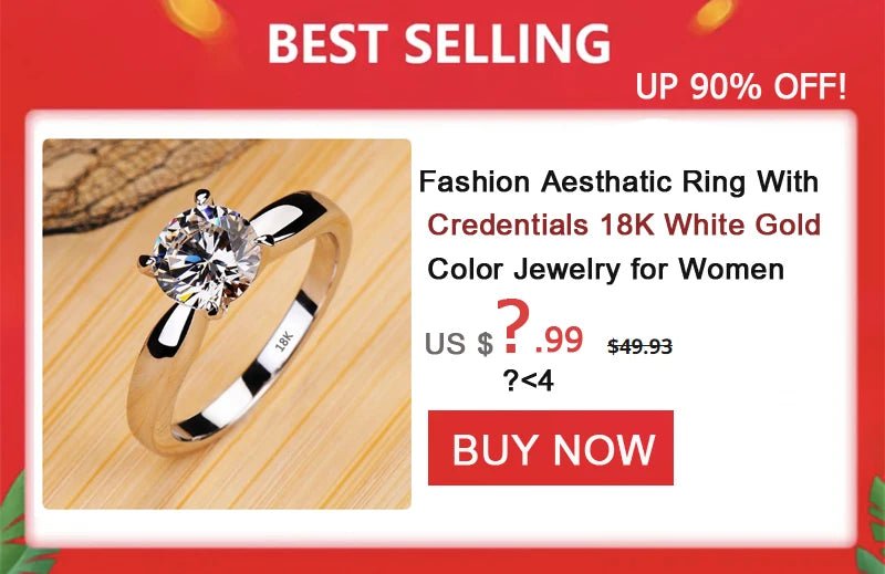 Luxury 18K White Gold Plated Silver 925 Ring | 2 Carat Zirconia - My Web Bazaar