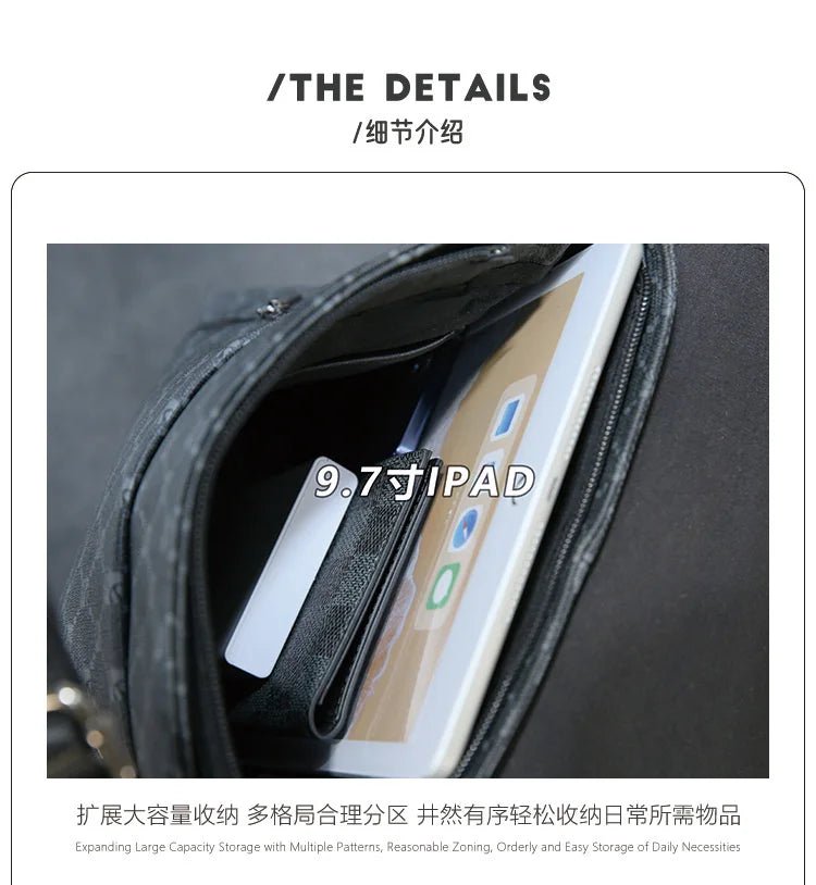 Luxury Brand PU Leather Shoulder Bag For Men Business Crossbody High Quality Casual Small Flap Messenger IPAD - My Web Bazaar