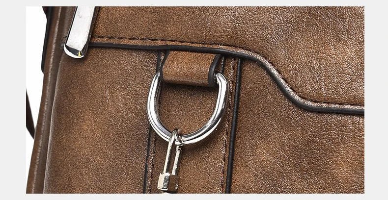 Luxury Brand Vintage Messenger Men Leather Shoulder Small Crossbody Bag Male Side Bag Office Business Handbag - My Web Bazaar