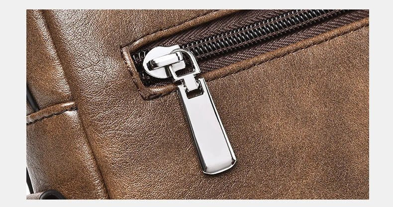 Luxury Brand Vintage Messenger Men Leather Shoulder Small Crossbody Bag Male Side Bag Office Business Handbag - My Web Bazaar