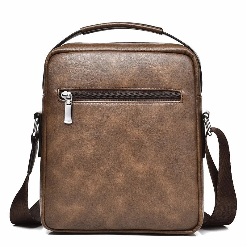 Luxury Brand Vintage Messenger Men Leather Shoulder Small Crossbody Bag Male Side Bag Office Business Handbag - My Web Bazaar