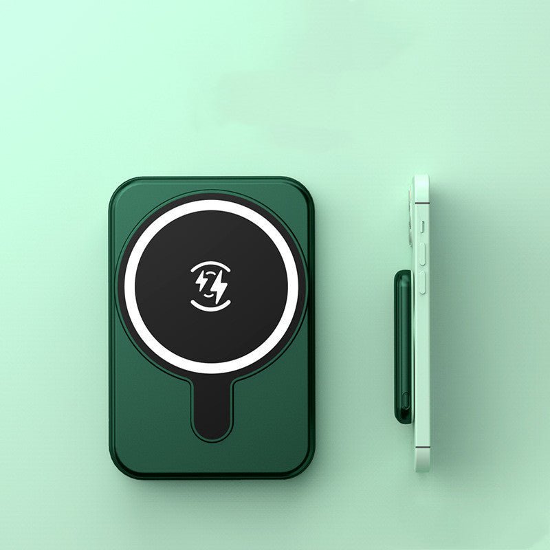 Mini Fast Charging Magnetic Wireless Power Bank | 5000mAh Portable Charger with LED Display - My Web Bazaar