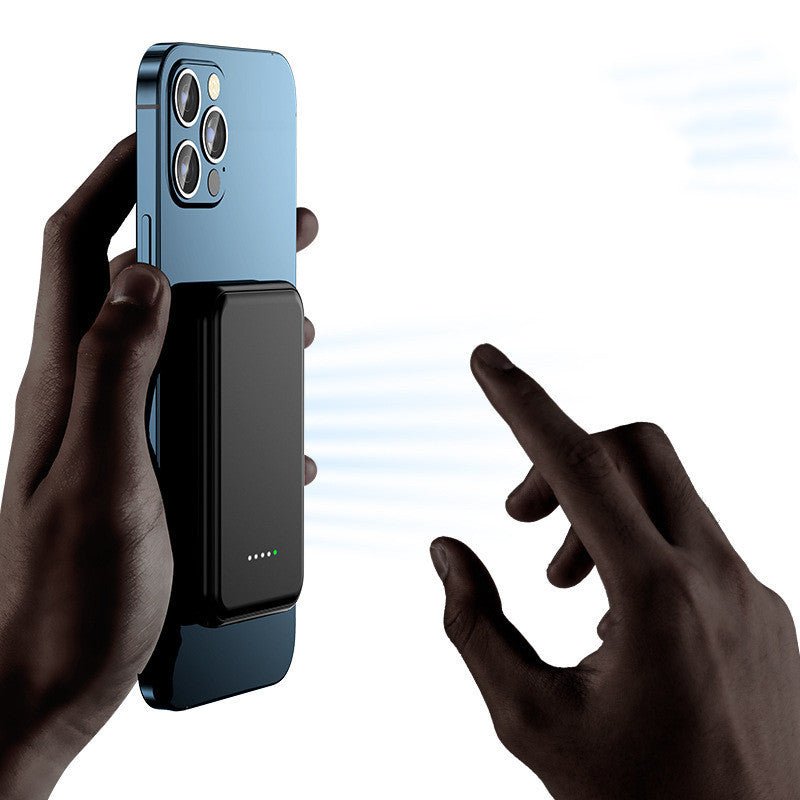 Mini Fast Charging Magnetic Wireless Power Bank | 5000mAh Portable Charger with LED Display - My Web Bazaar