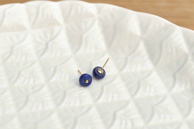 Nanhongshan Tianglinglong 18K Gold Ear - Ring Clip with Jade Emerald - My Web Bazaar