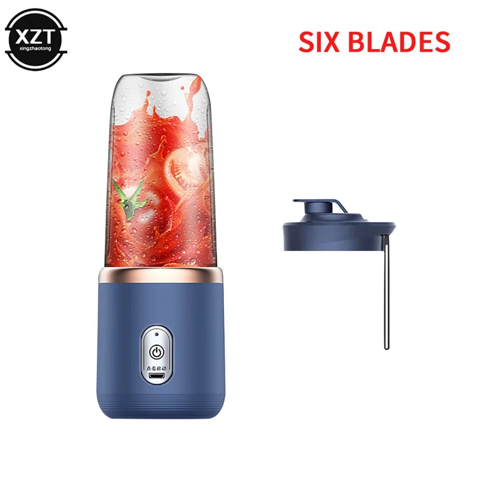 Portable 400ml Electric Fruit Juicer | USB Charging Blender - My Web Bazaar
