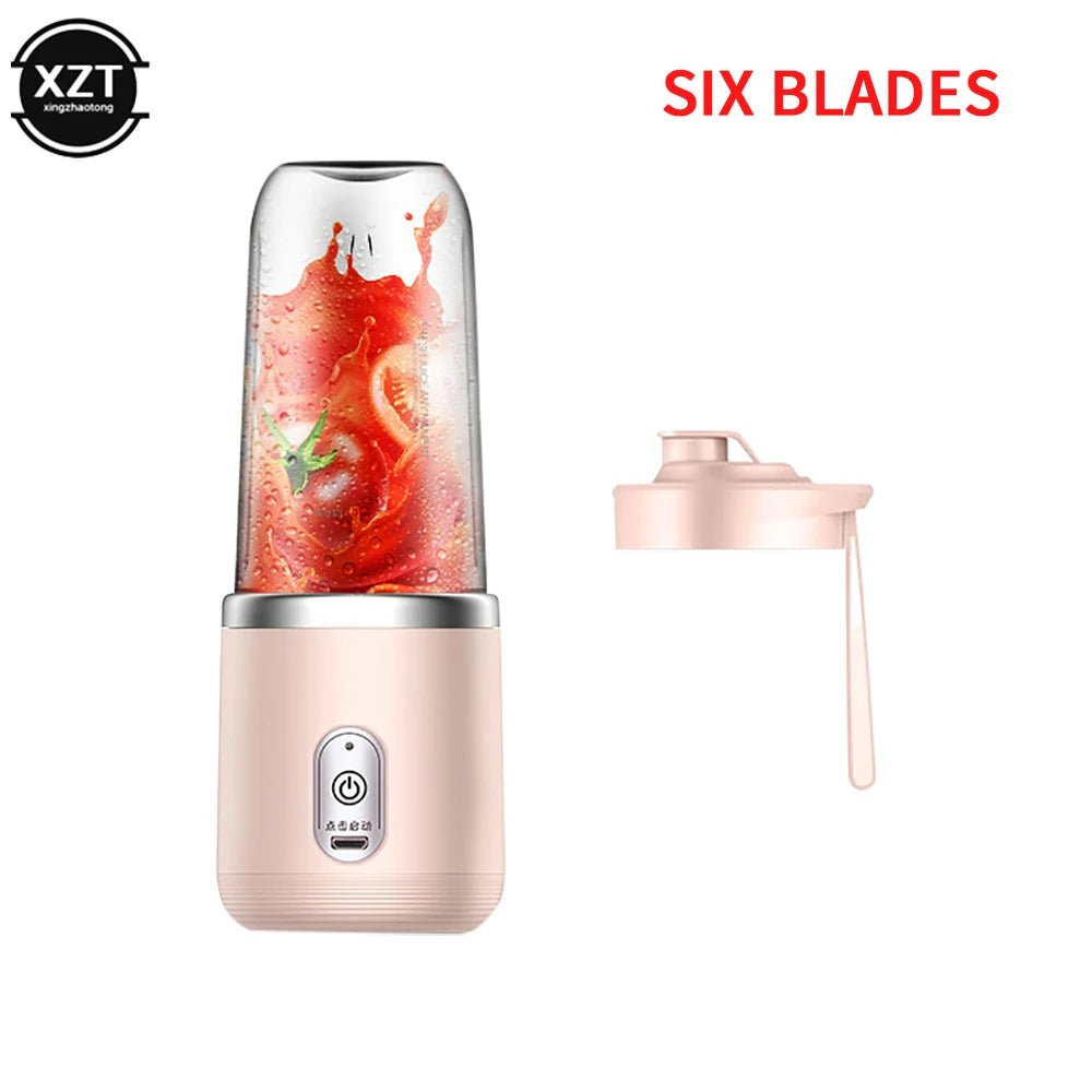 Portable 400ml Electric Fruit Juicer | USB Charging Blender - My Web Bazaar