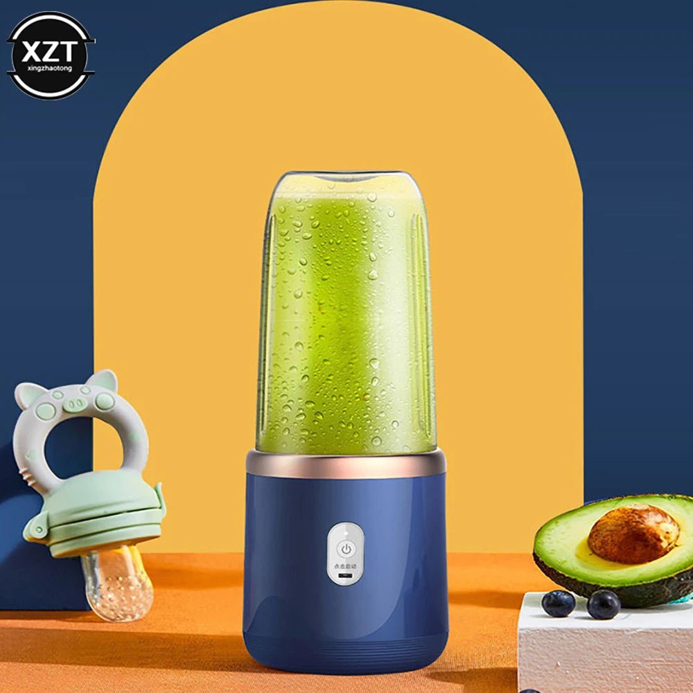 Portable 400ml Electric Fruit Juicer | USB Charging Blender - My Web Bazaar