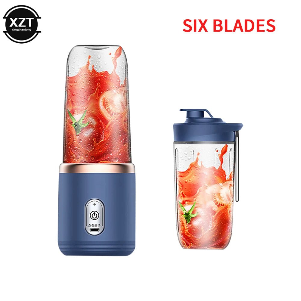 Portable 400ml Electric Fruit Juicer | USB Charging Blender - My Web Bazaar