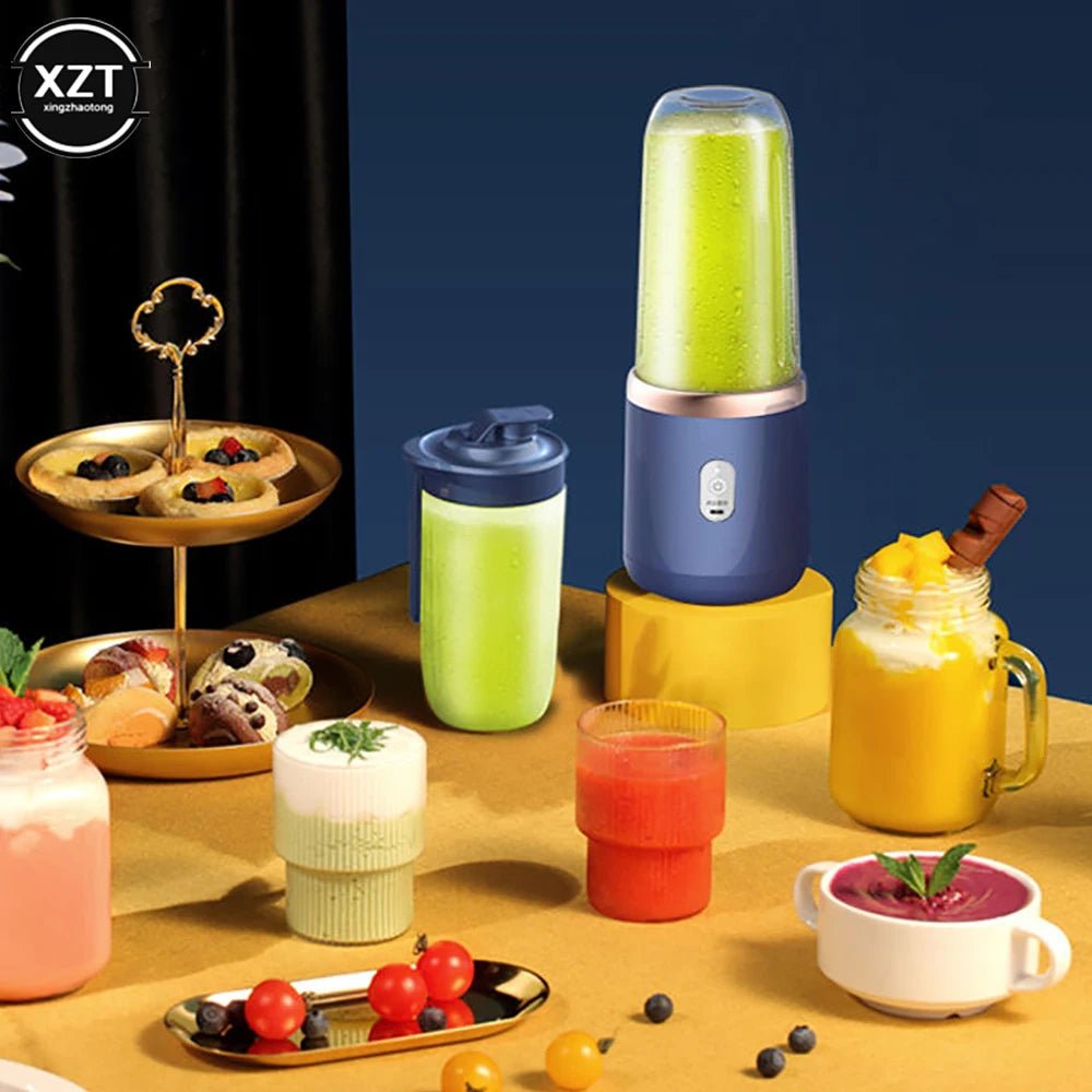 Portable 400ml Electric Fruit Juicer | USB Charging Blender - My Web Bazaar