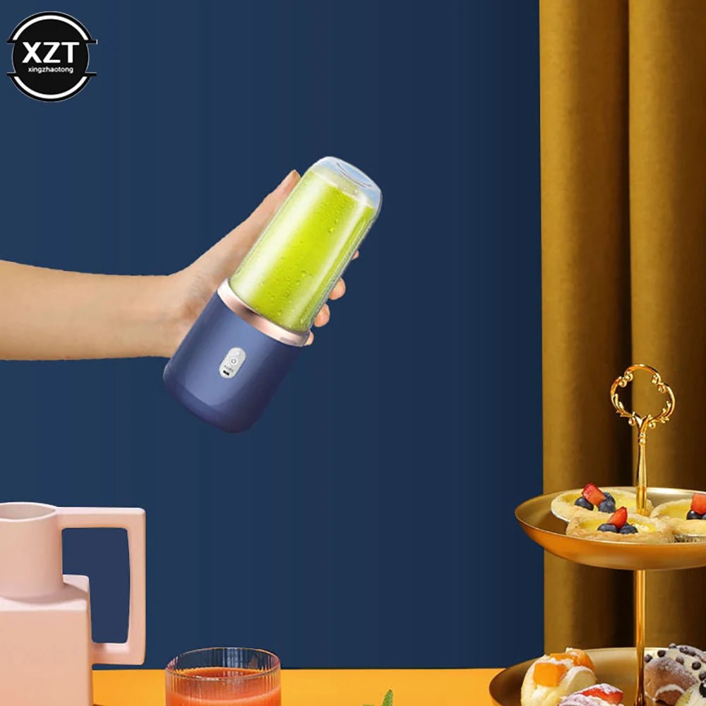 Portable 400ml Electric Fruit Juicer | USB Charging Blender - My Web Bazaar