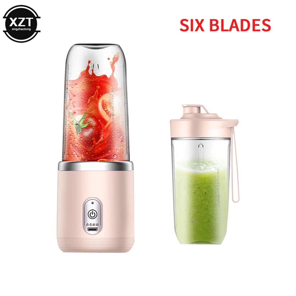 Portable 400ml Electric Fruit Juicer | USB Charging Blender - My Web Bazaar
