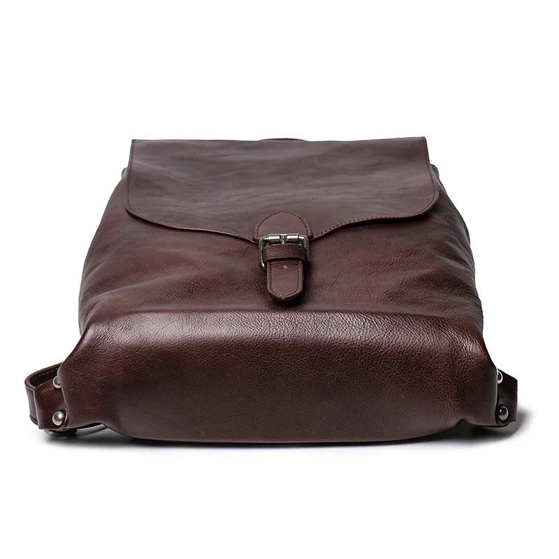 Real Leather Vintage Women Backpack | High Quality Travel Bag - My Web Bazaar