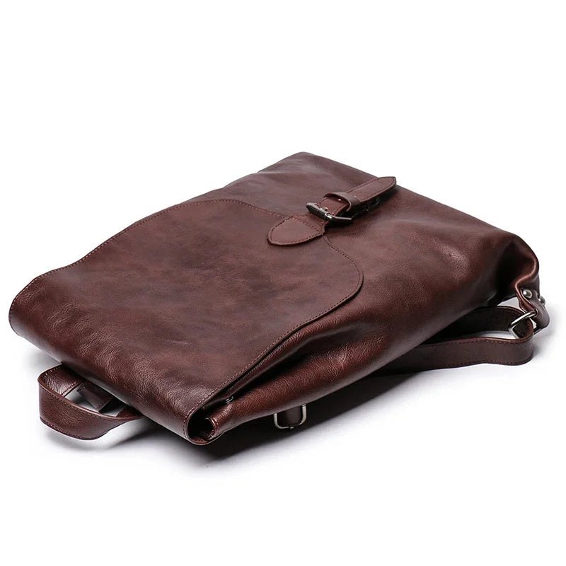 Real Leather Vintage Women Backpack | High Quality Travel Bag - My Web Bazaar