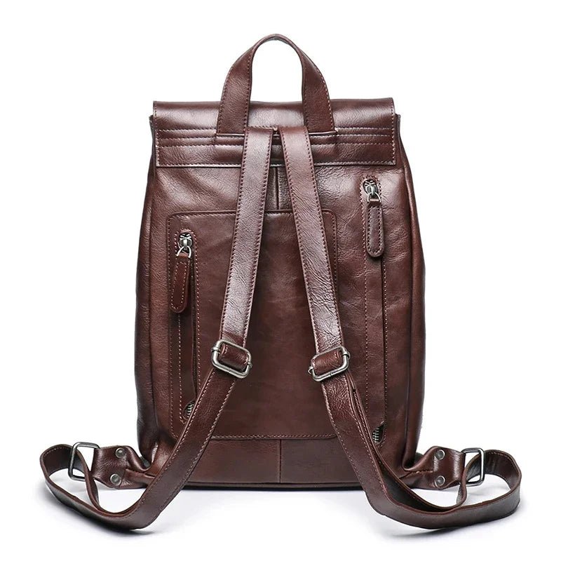 Real Leather Vintage Women Backpack | High Quality Travel Bag - My Web Bazaar