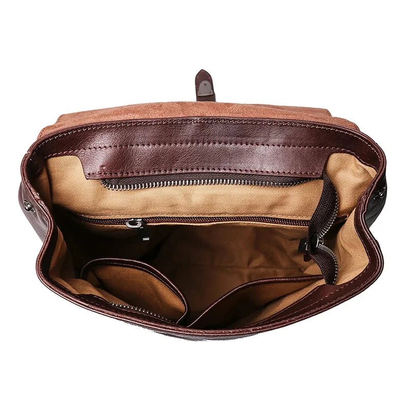 Real Leather Vintage Women Backpack | High Quality Travel Bag - My Web Bazaar