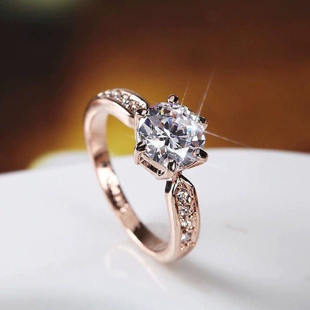 Stunning 925 Sterling Silver Diamond Ring | Retro Luxe Design - My Web Bazaar