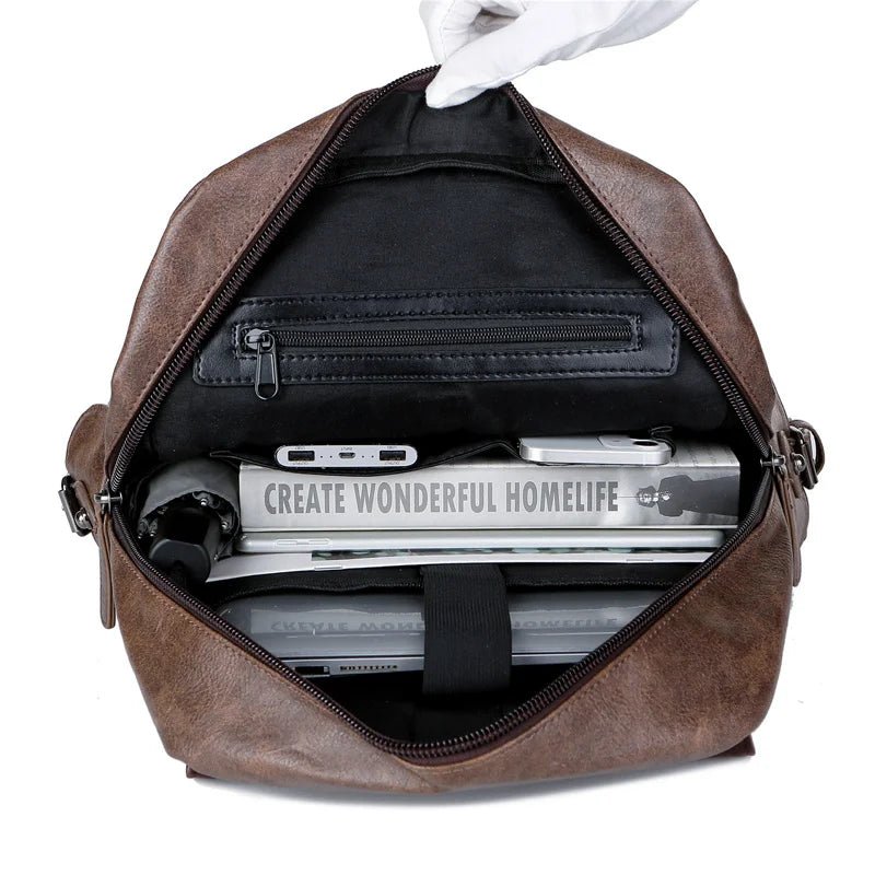 Stylish Leather Handbag | Spacious & Sleek Everyday Accessory - My Web Bazaar