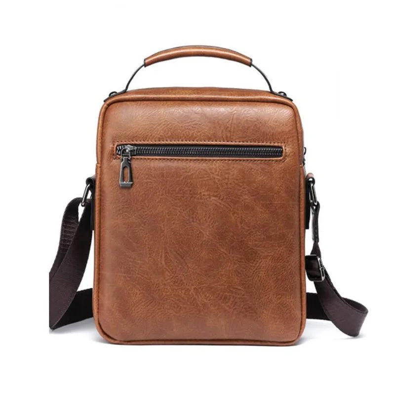Stylish PU Leather Shoulder Bag | Business Retro Crossbody - My Web Bazaar