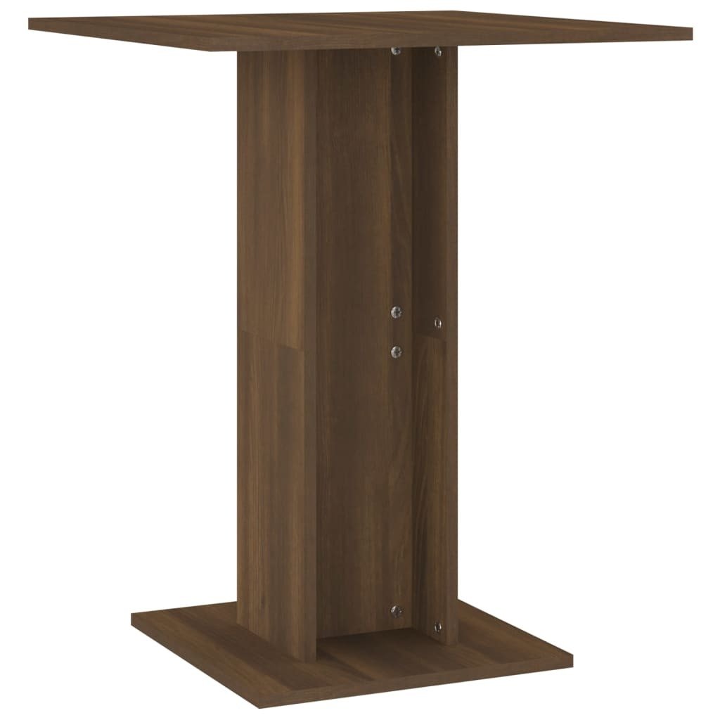 Stylish vidaXL Bistro Table | Elegant Brown Oak Design - My Web Bazaar