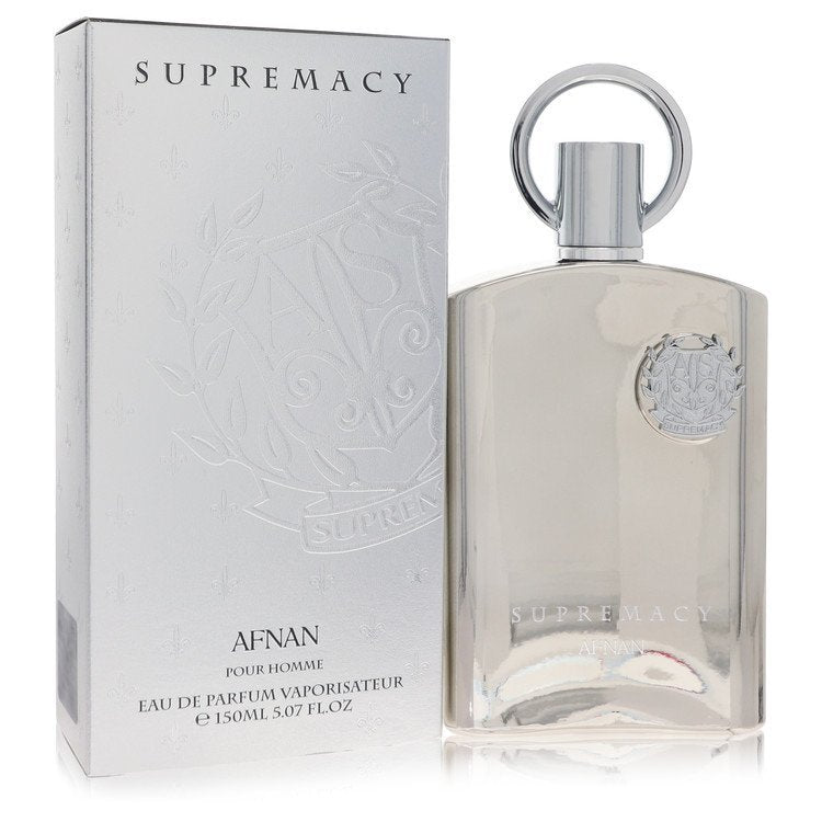 Supremacy Silver by Afnan | 5 oz Eau De Parfum Spray β Sophisticated & Refreshing Fragrance for Men - My Web Bazaar