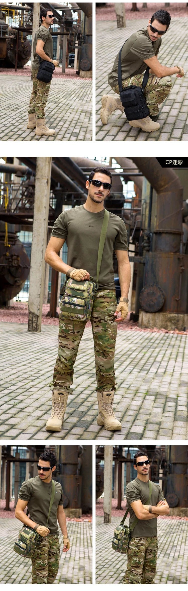 Tactical Hunting Military Messenger Bag | Waterproof Nylon Gear - My Web Bazaar