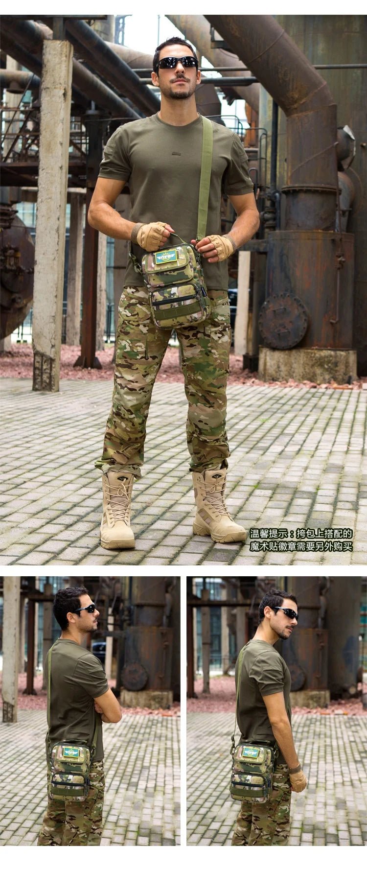 Tactical Hunting Military Messenger Bag | Waterproof Nylon Gear - My Web Bazaar