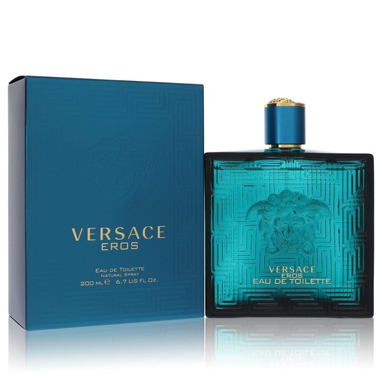 Versace Eros Eau De Toilette Spray 6.7 oz | Fresh Men's Fragrance - My Web Bazaar