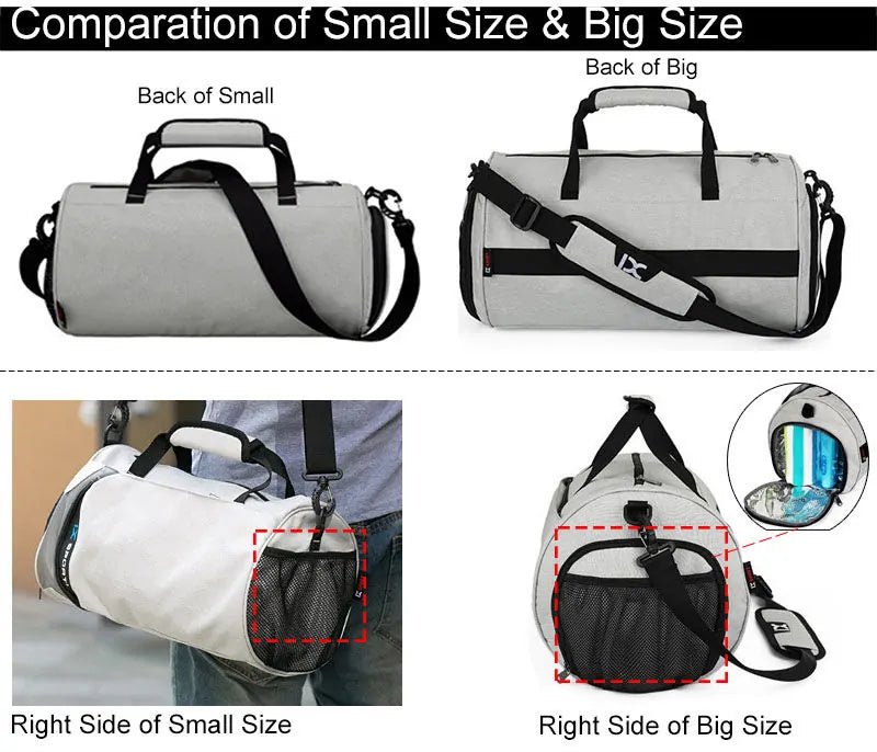 Versatile Unisex Gym Bag | Durable Design for All Essentials - My Web Bazaar