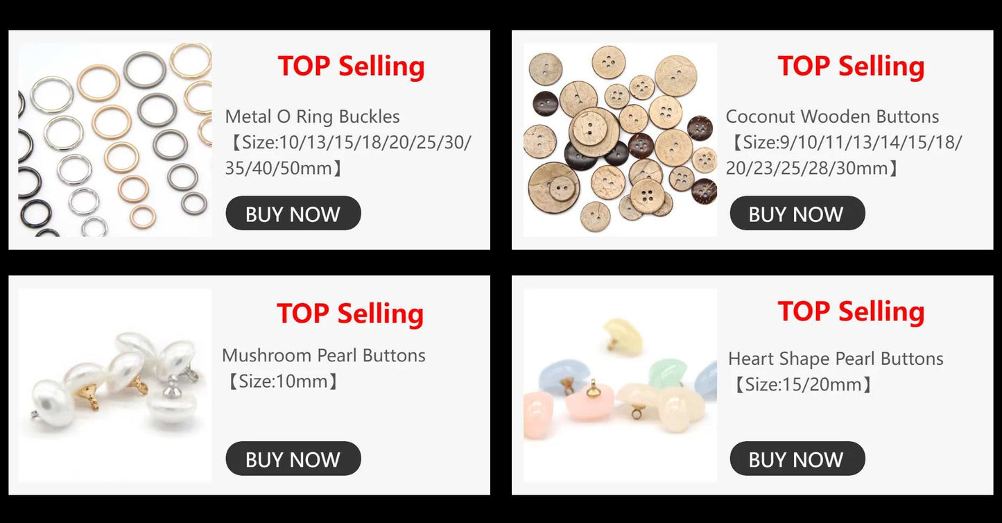 Vibrant Pearl Buttons | HENGC 20Pcs Colorful Shank Designs - My Web Bazaar