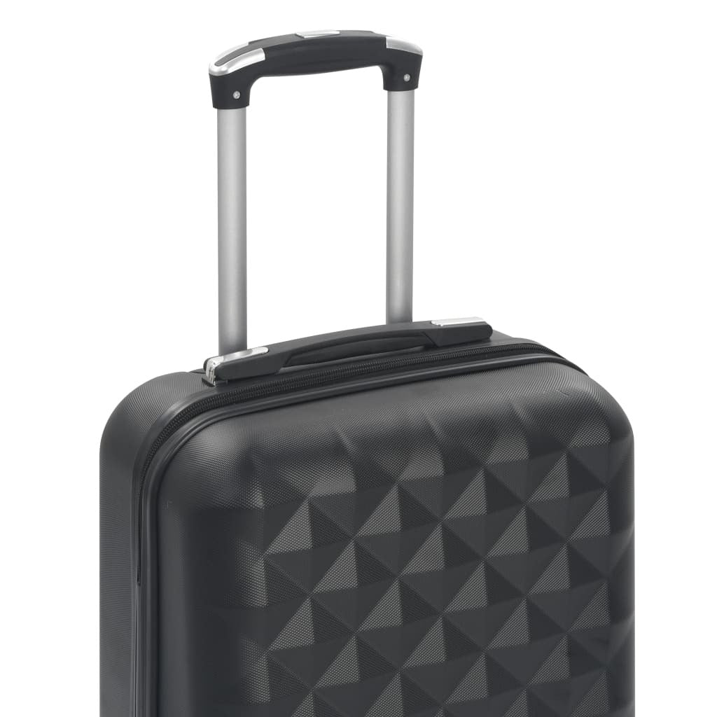 vidaXL Hardcase Trolley Black ABS | Durable Travel Suitcase - My Web Bazaar