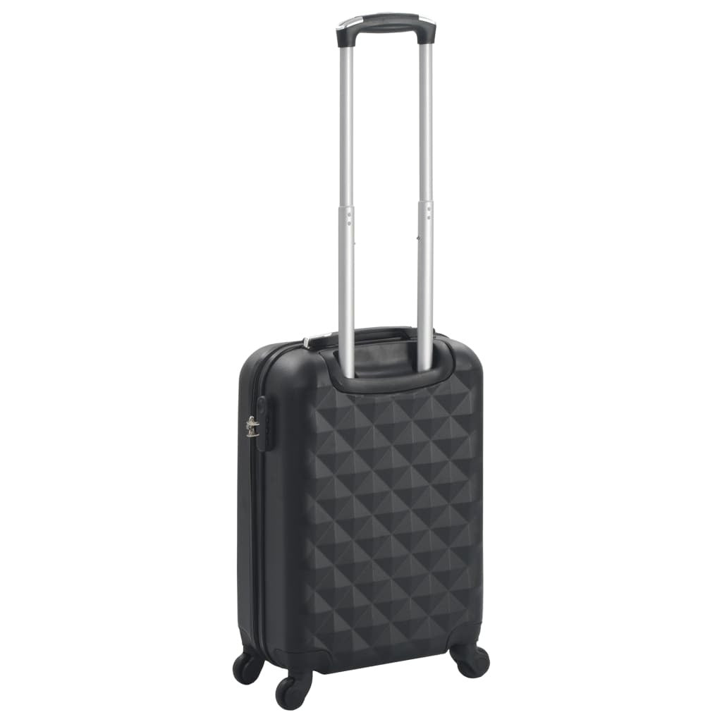 vidaXL Hardcase Trolley Black ABS | Durable Travel Suitcase - My Web Bazaar