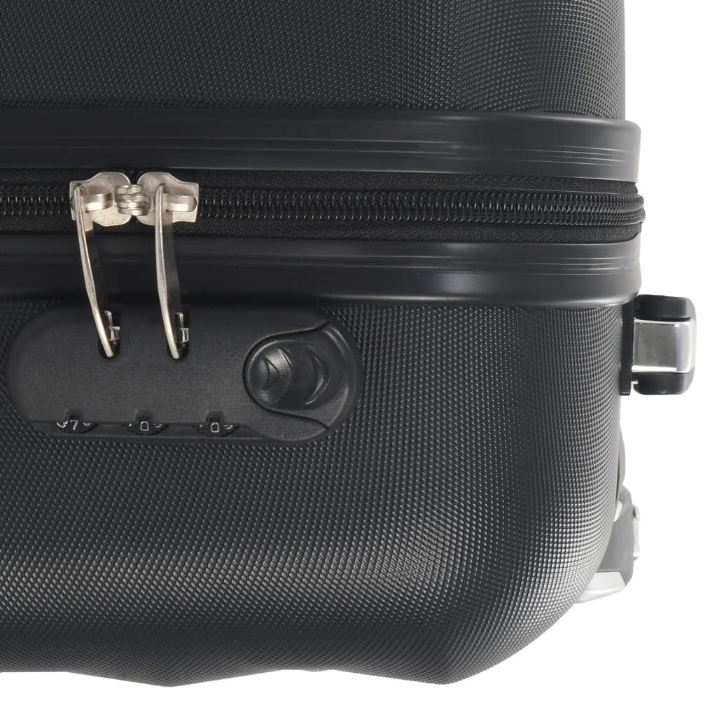 vidaXL Hardcase Trolley Black ABS | Durable Travel Suitcase - My Web Bazaar