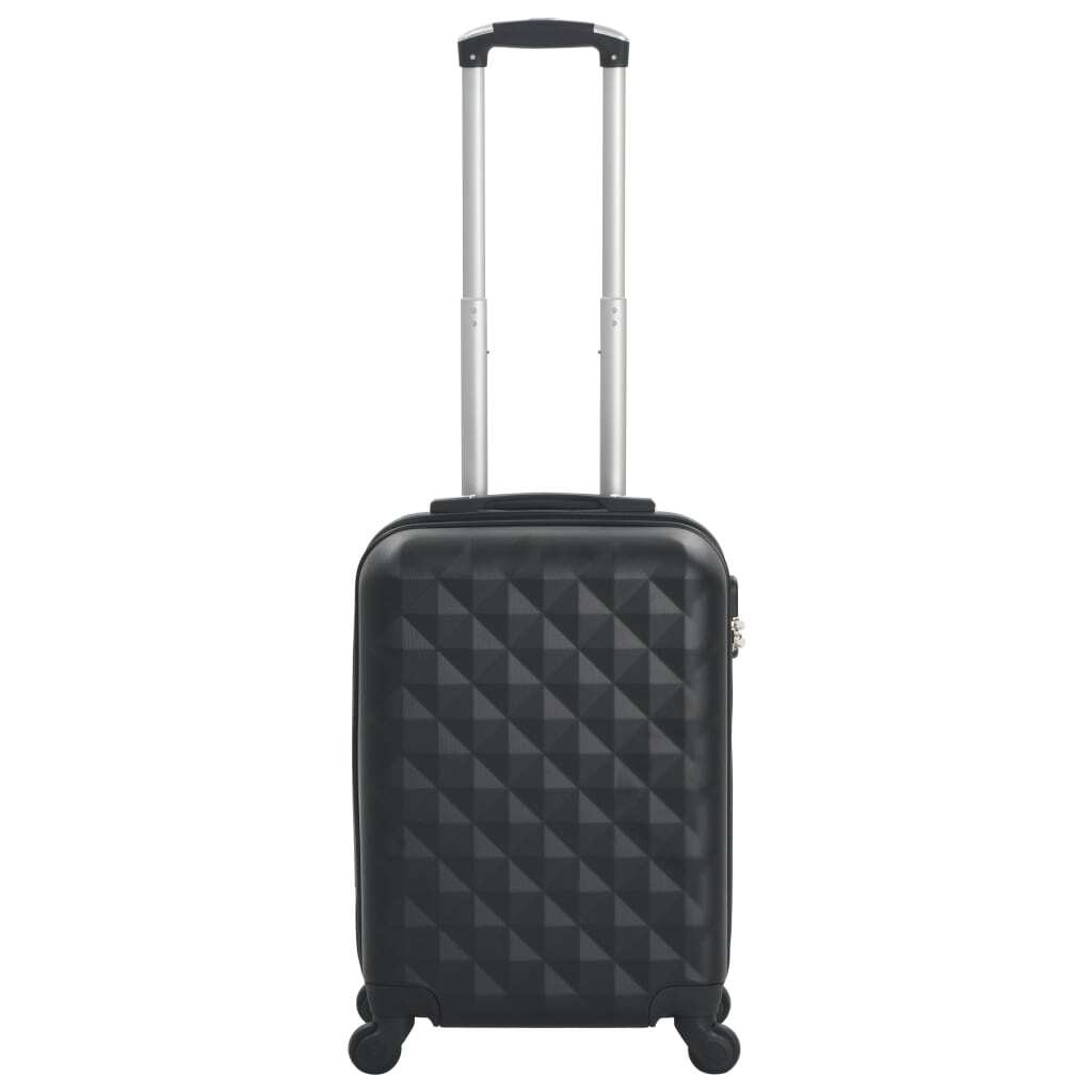 vidaXL Hardcase Trolley Black ABS | Durable Travel Suitcase - My Web Bazaar