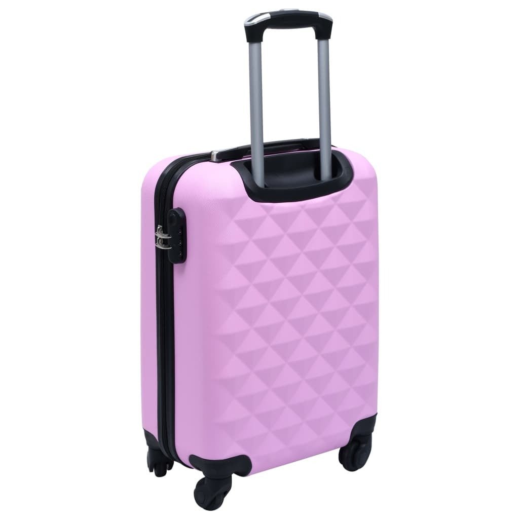 vidaXL Hardcase Trolley Pink ABS | Stylish Durable Luggage - My Web Bazaar