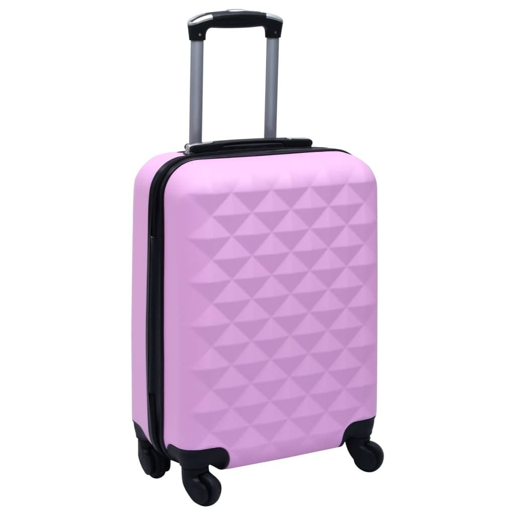 vidaXL Hardcase Trolley Pink ABS | Stylish Durable Luggage - My Web Bazaar