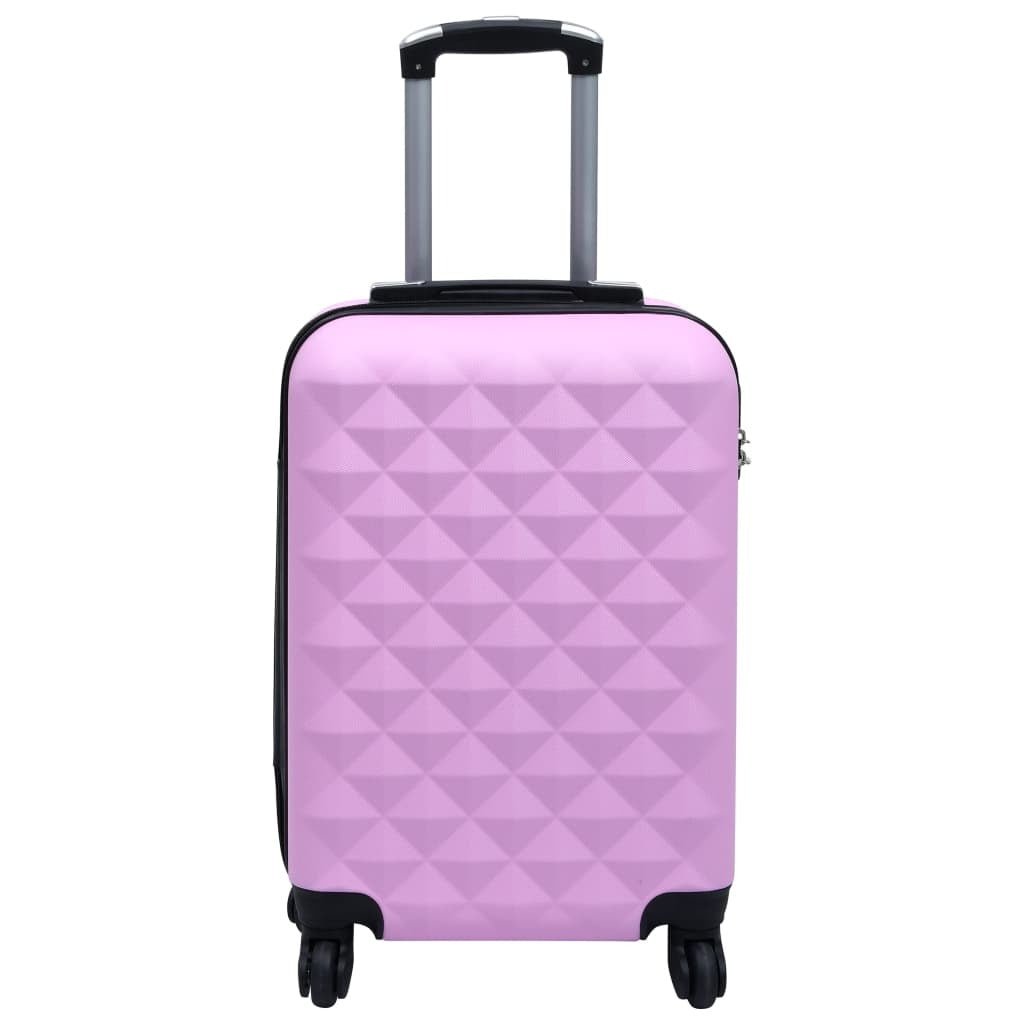 vidaXL Hardcase Trolley Pink ABS | Stylish Durable Luggage - My Web Bazaar