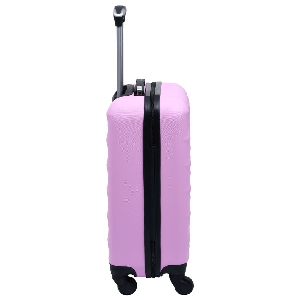 vidaXL Hardcase Trolley Pink ABS | Stylish Durable Luggage - My Web Bazaar