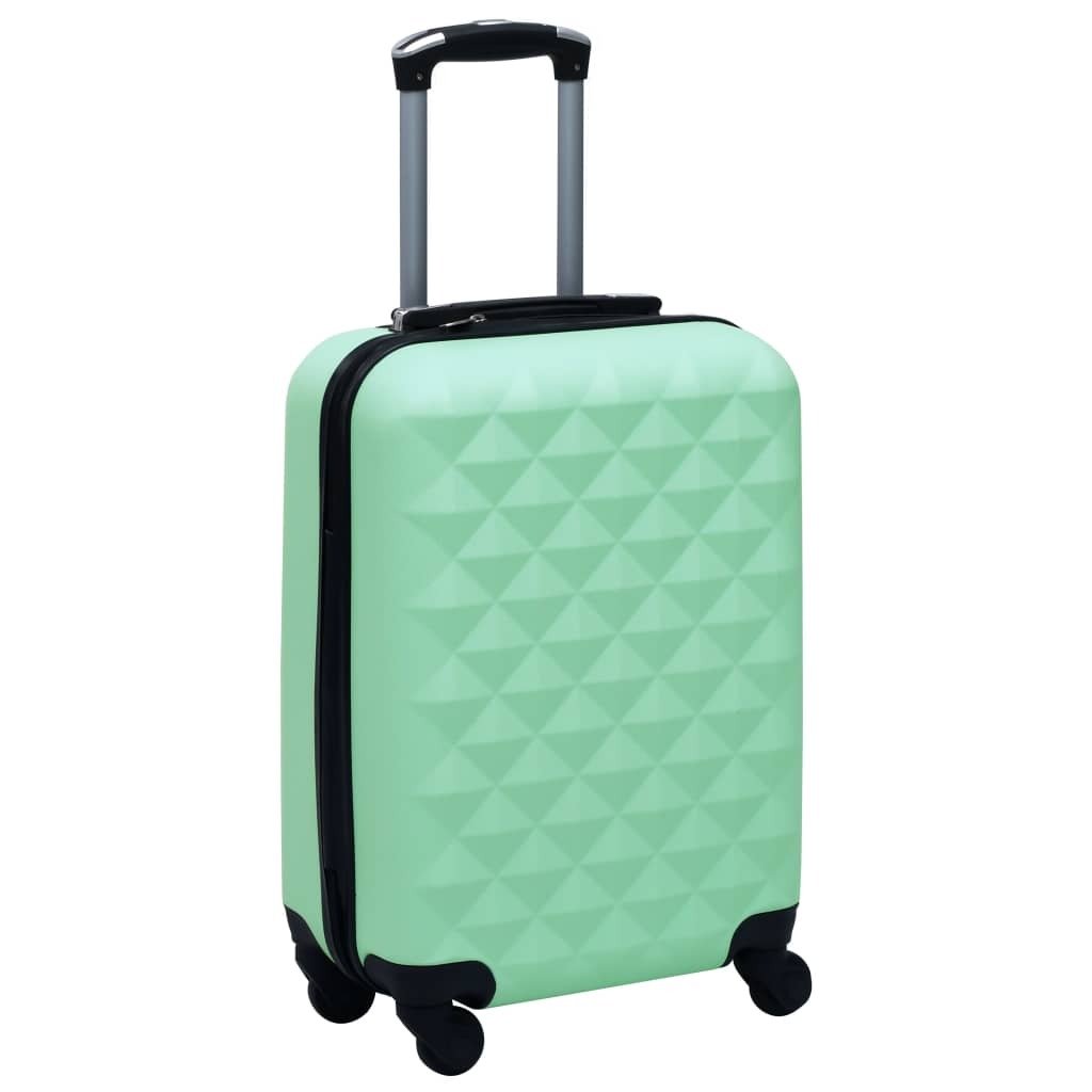 vidaXL Hardcase Trolley Set 2 pcs Mint ABS | Durable Travel Luggage - My Web Bazaar