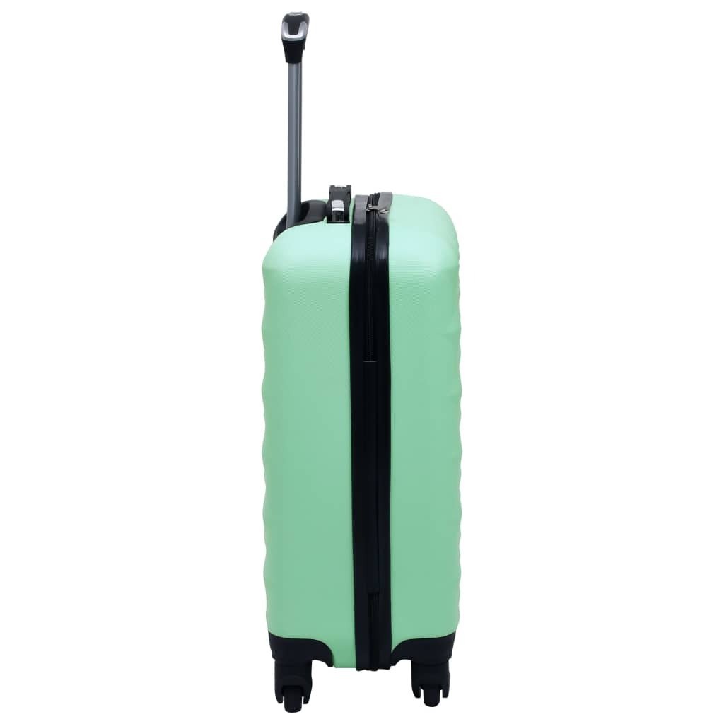 vidaXL Hardcase Trolley Set 2 pcs Mint ABS | Durable Travel Luggage - My Web Bazaar